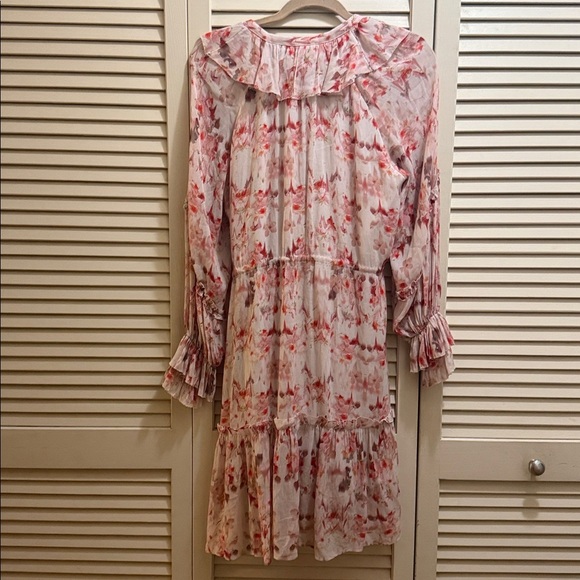 All Saints Floral Pink Dress - Picture 8 of 9